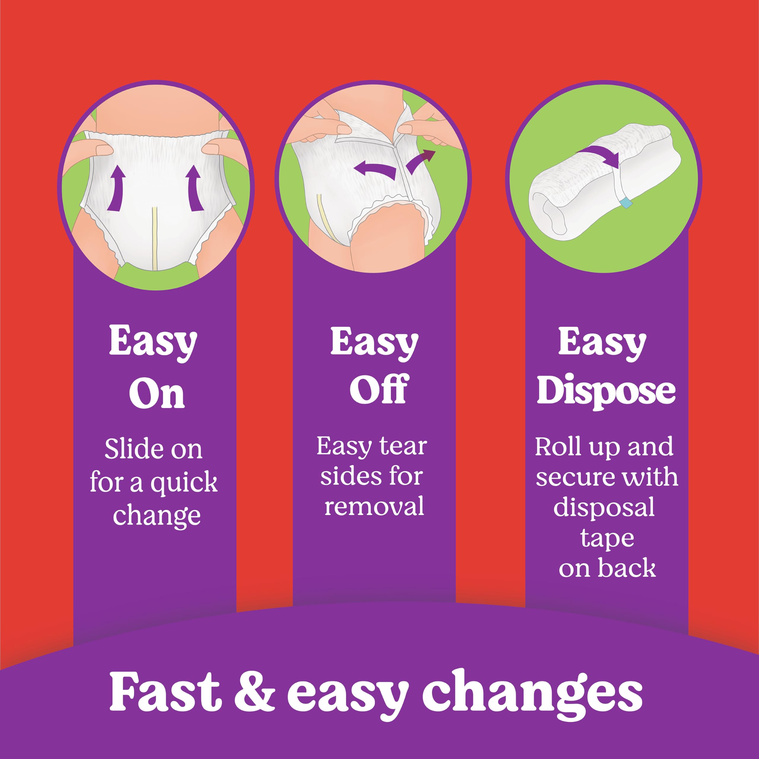 Huggies Little Movers HuggFit 360° with 4X Advanced Leak Blockers for secure fit.