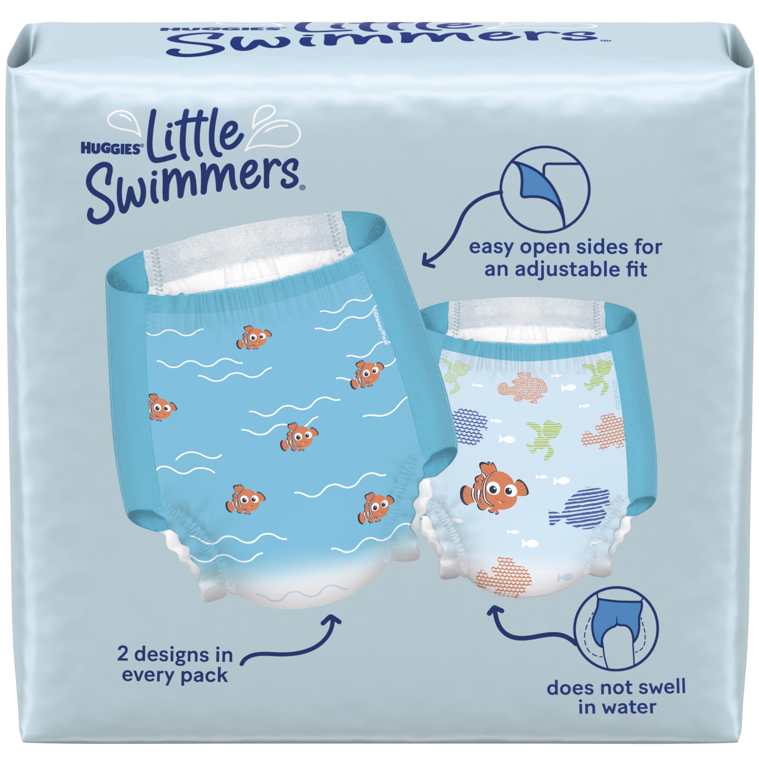 Huggies Little Swimmers hypoallergenic skin-safe for sensitive skin during water adventures