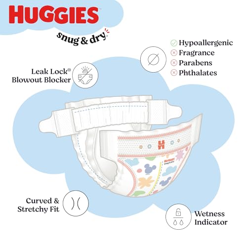 Huggies Snug & Dry packaging varies by region to reflect collections