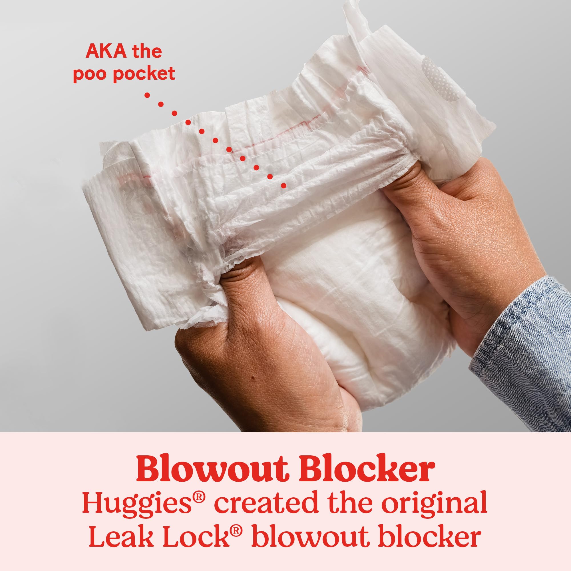 Huggies Snug & Dry newborn diapers offer 2X softness for gentle protection.