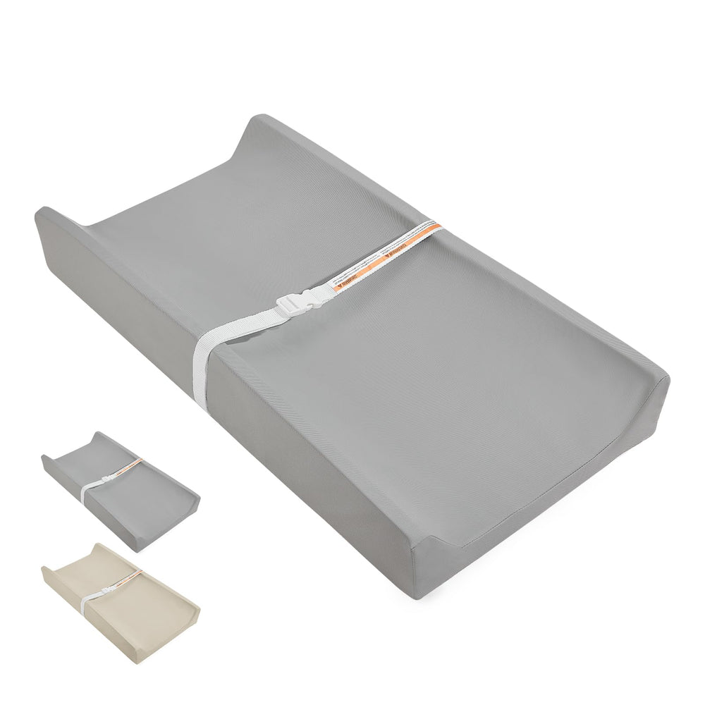 Huggynest baby changing pad waterproof wipeable surface for quick cleanups and diaper changes.
