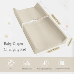Huggynest changing pad wipe-clean surface for quick mess cleanup