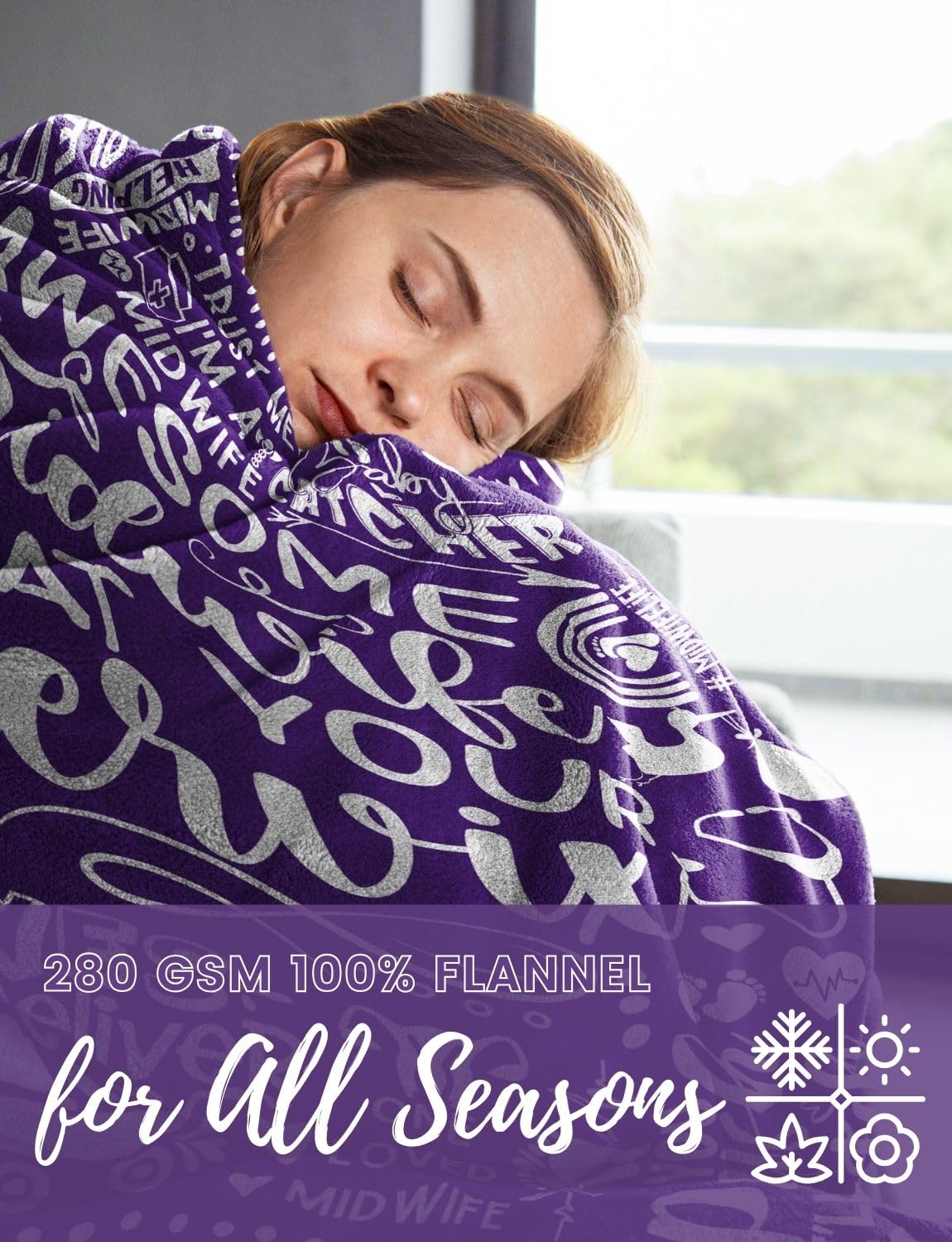 Huglanket soft flannel closeup highlights plush texture and skin-friendly feel