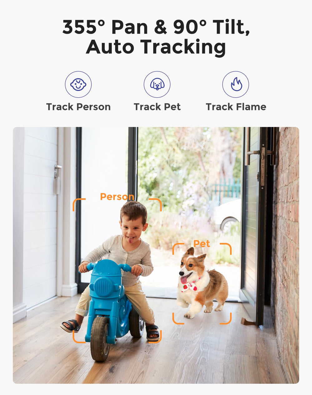 Hugolog 3K 5MP baby monitor view for real-time checks.