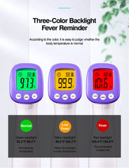 HUHETA infrared thermometer fast-reading display showing 1-second results