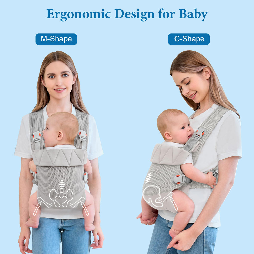 Huifen adjustable sling accommodates comfort from newborns to toddlers.