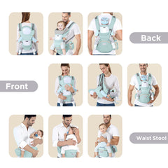 Huifen detachable waist stool view green ideal for on-the-go multitasking