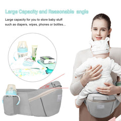 Huifen baby carrier pocket storage grey highlights built-in diaper and essentials pockets