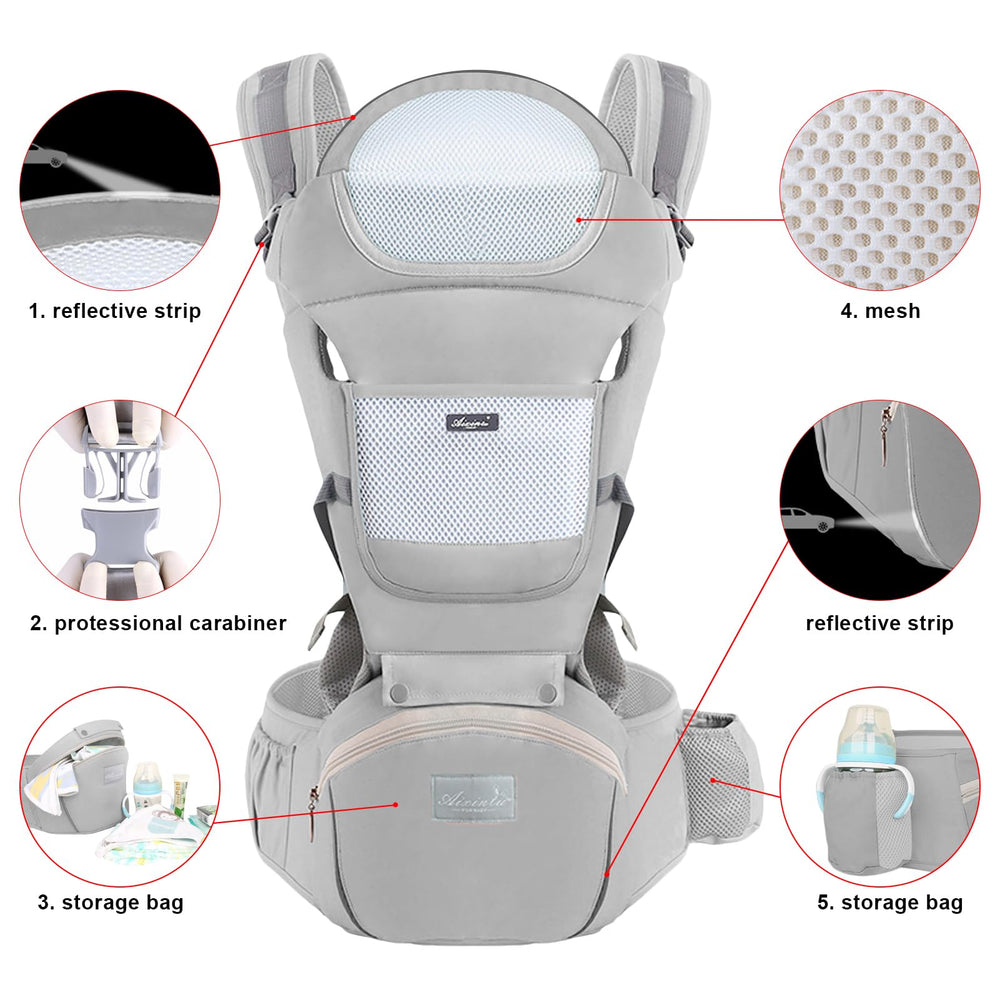 Huifen reflective strip grey emphasizes night safety during walks