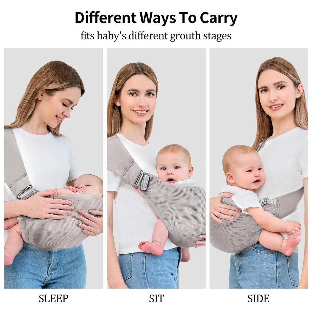 Huifen compact fold design offers easy storage in purses or diaper bags.