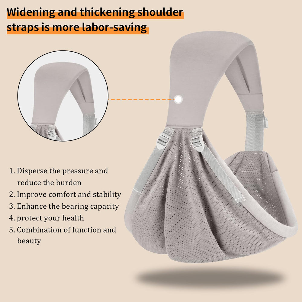 Huifen carrier supports newborn to toddler transitions with adjustable height settings.