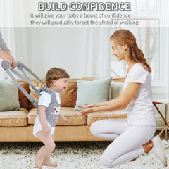Huifen baby walking harness chest strap close-up highlighting soft mesh and breathable material