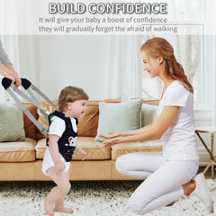Huifen baby walking harness navy blue detach crotch strap detail