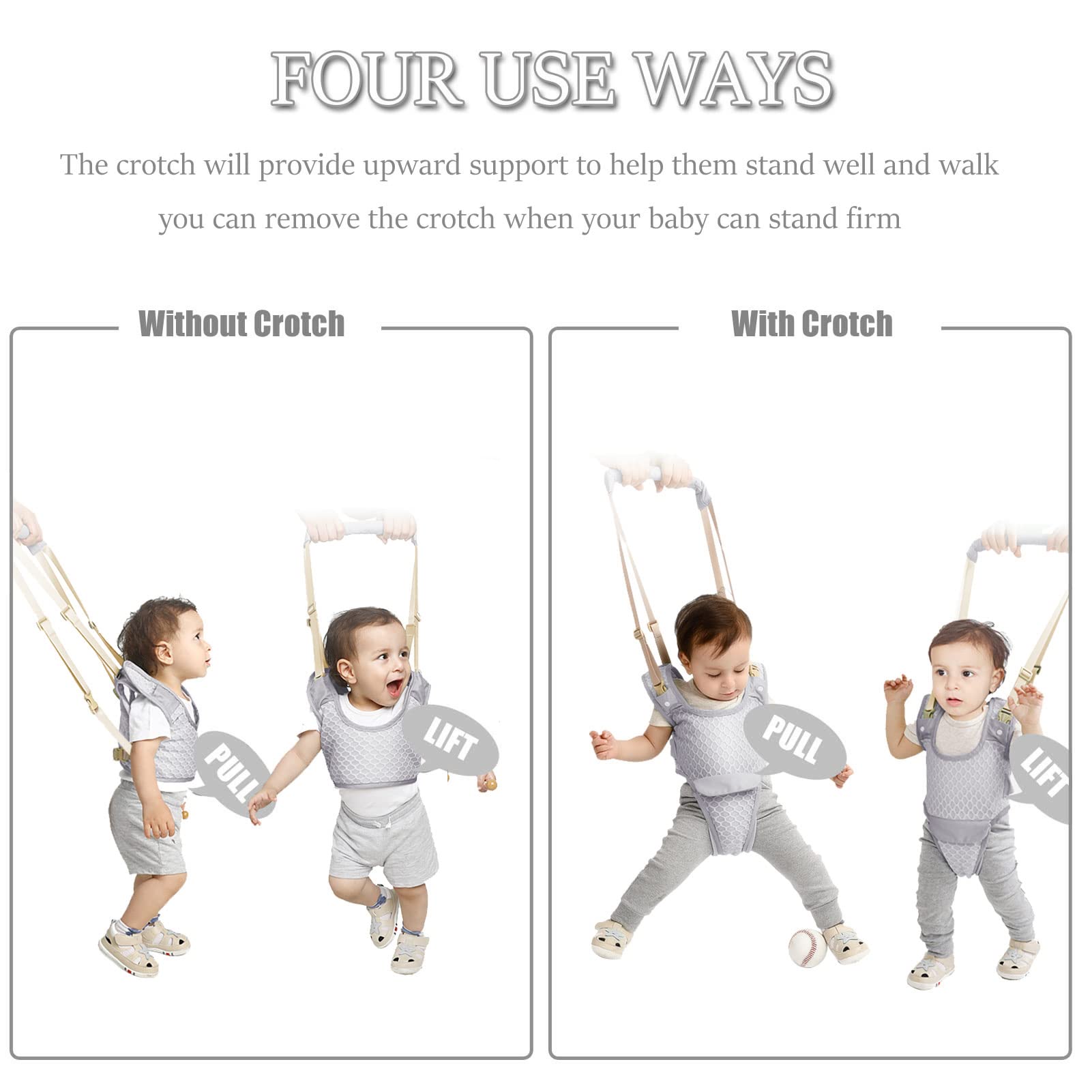 Huifen soft breathable material keeps baby cool and comfortable during sessions.