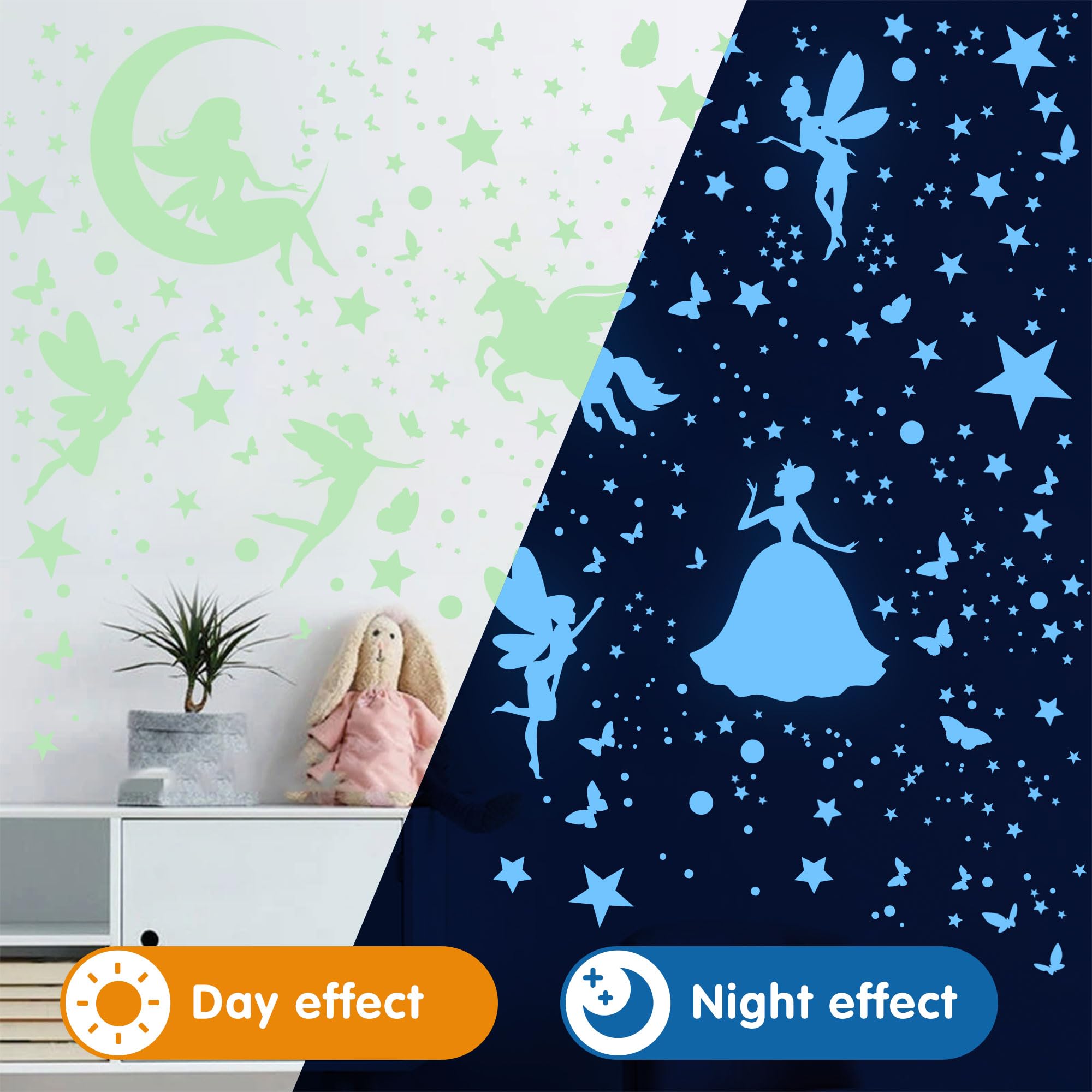 Huimdery ceiling-decor-stars-luminous enhances ceiling decor with bright star accents.