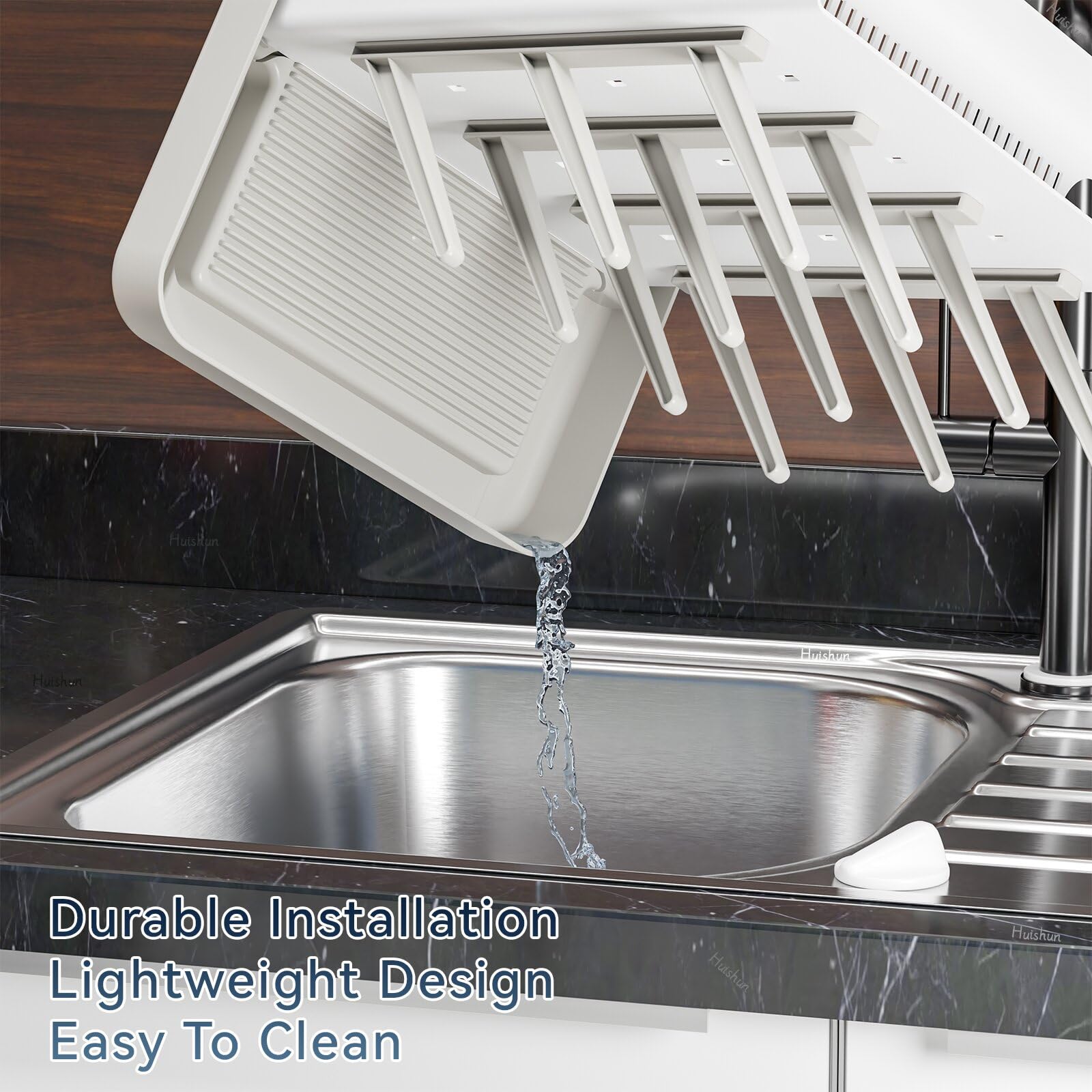 Huishun back-drain area fits pacifiers and accessories.