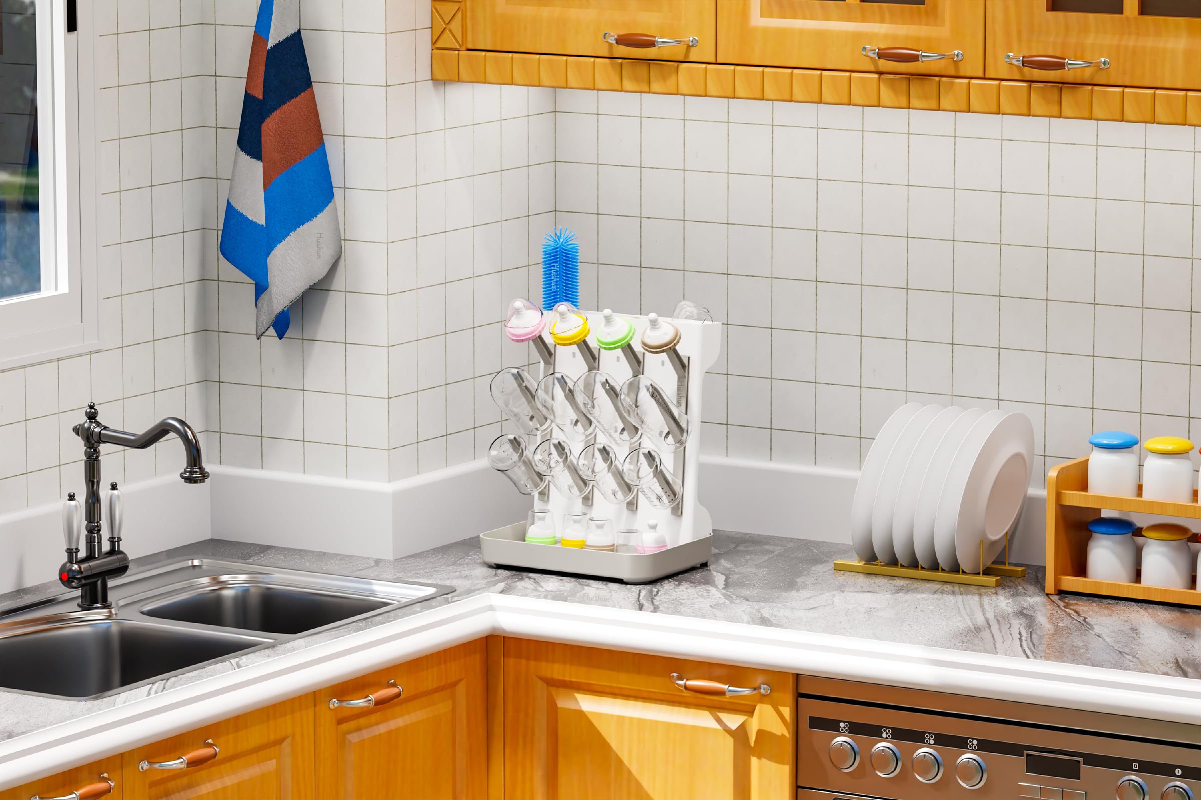 Huishun bottom-support design enables easy rinsing and cleanup.