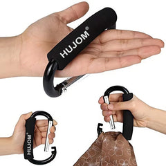 HUJOM multipurpose clips attach bags backpacks and gear