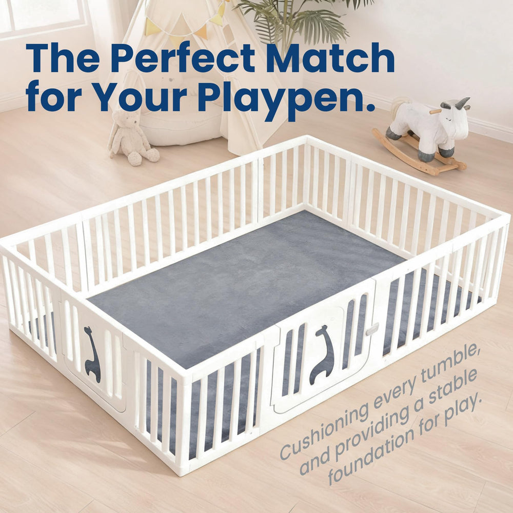 Huloo Sleep mat wipe-clean surface handles spills easily during meals and play