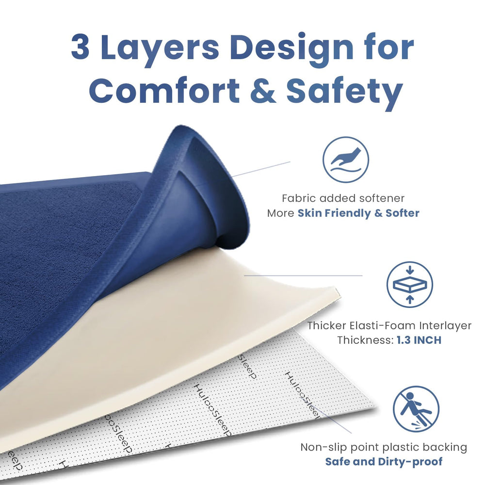 Huloo Sleep Baby Play Mat easy to wipe clean after spills.