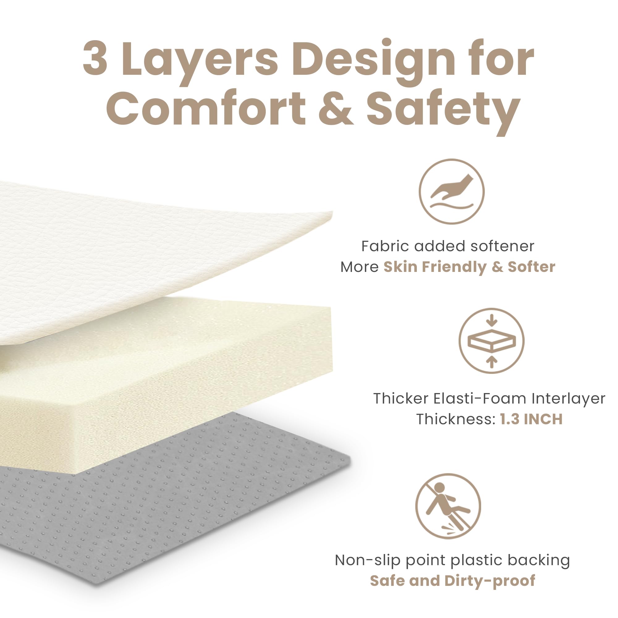 Huloo Sleep cream versatile setup suitable for playrooms and floor activities.