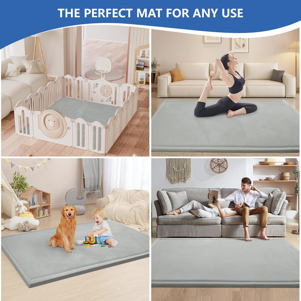 Huloo Sleep easy-care mat resists stains for quick cleanup.