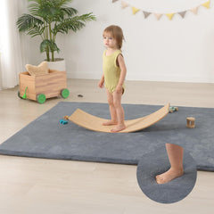 Huloo Sleep mat with non-slip backing keeps mats in place on floor surfaces
