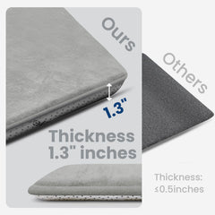 Huloo Sleep non-slip backing keeps mat in place during play and crawls.