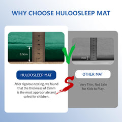 Huloo Sleep Baby Play Mat non-slip bottom for secure play