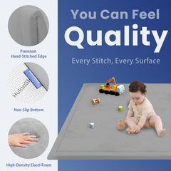 Huloo Sleep baby play mat non-slip surface for safe floor play