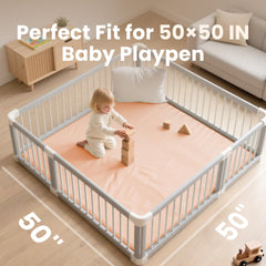 Huloo Sleep pink 1-3-inch padding closeup highlights extra cushion for crawlers.