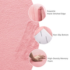 Huloo Sleep pink mat folded for easy storage and space-saving