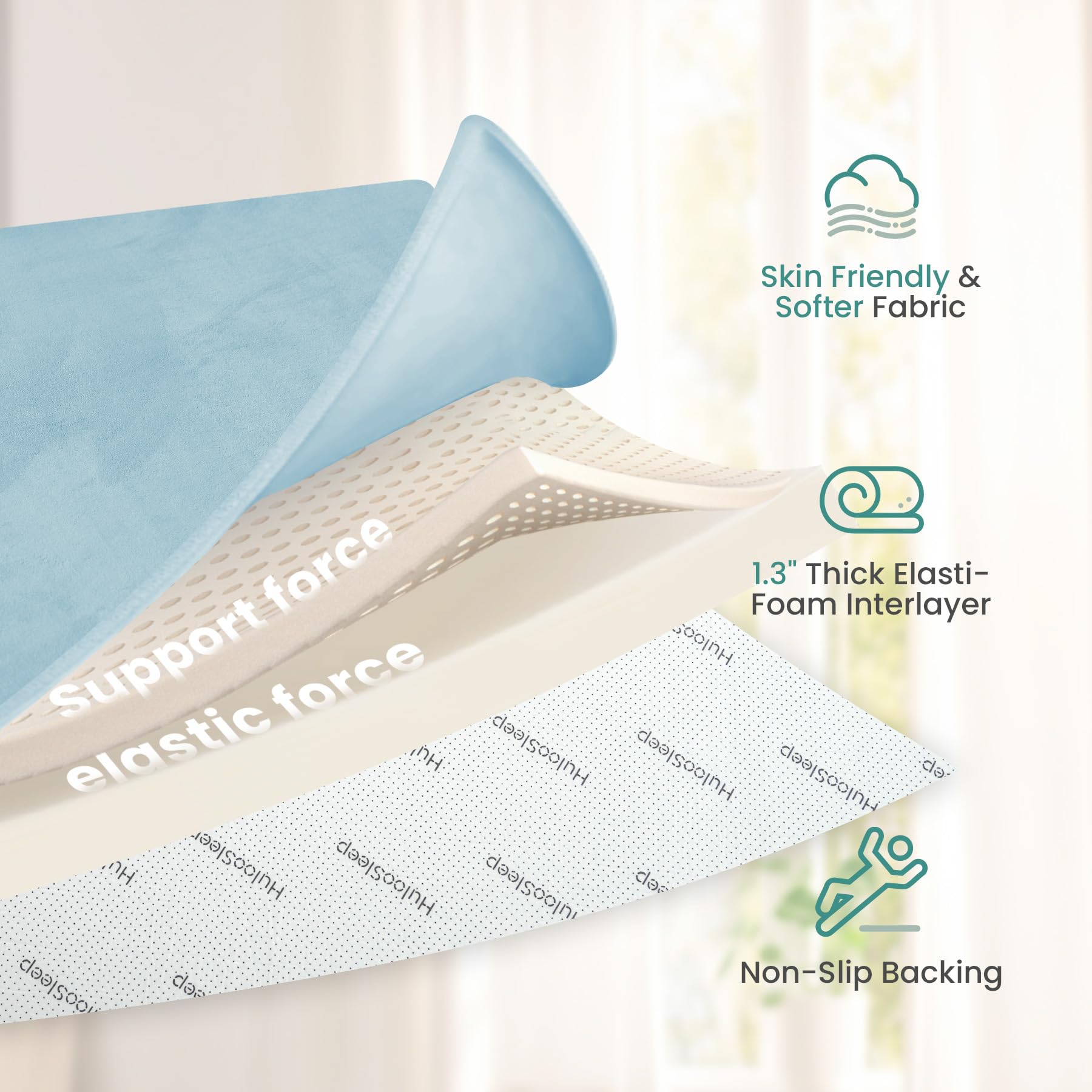 Huloo Sleep uses safe non-toxic materials for infants