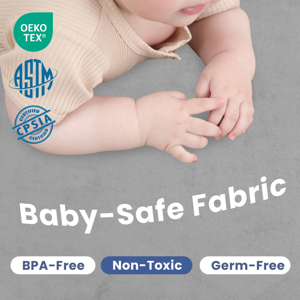 Huloo Sleep tatami-style texture providing soft, supportive crawling surface
