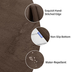 Huloo Sleep play mat texture highlights non-slip base for safe play.