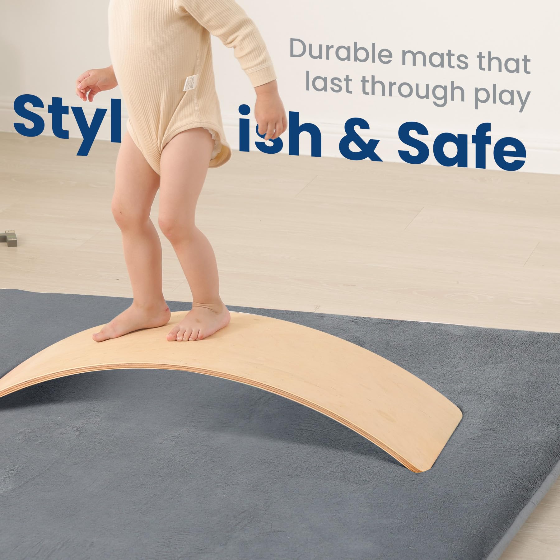 Huloo Sleep play mat on the floor ideal for tummy time and movement