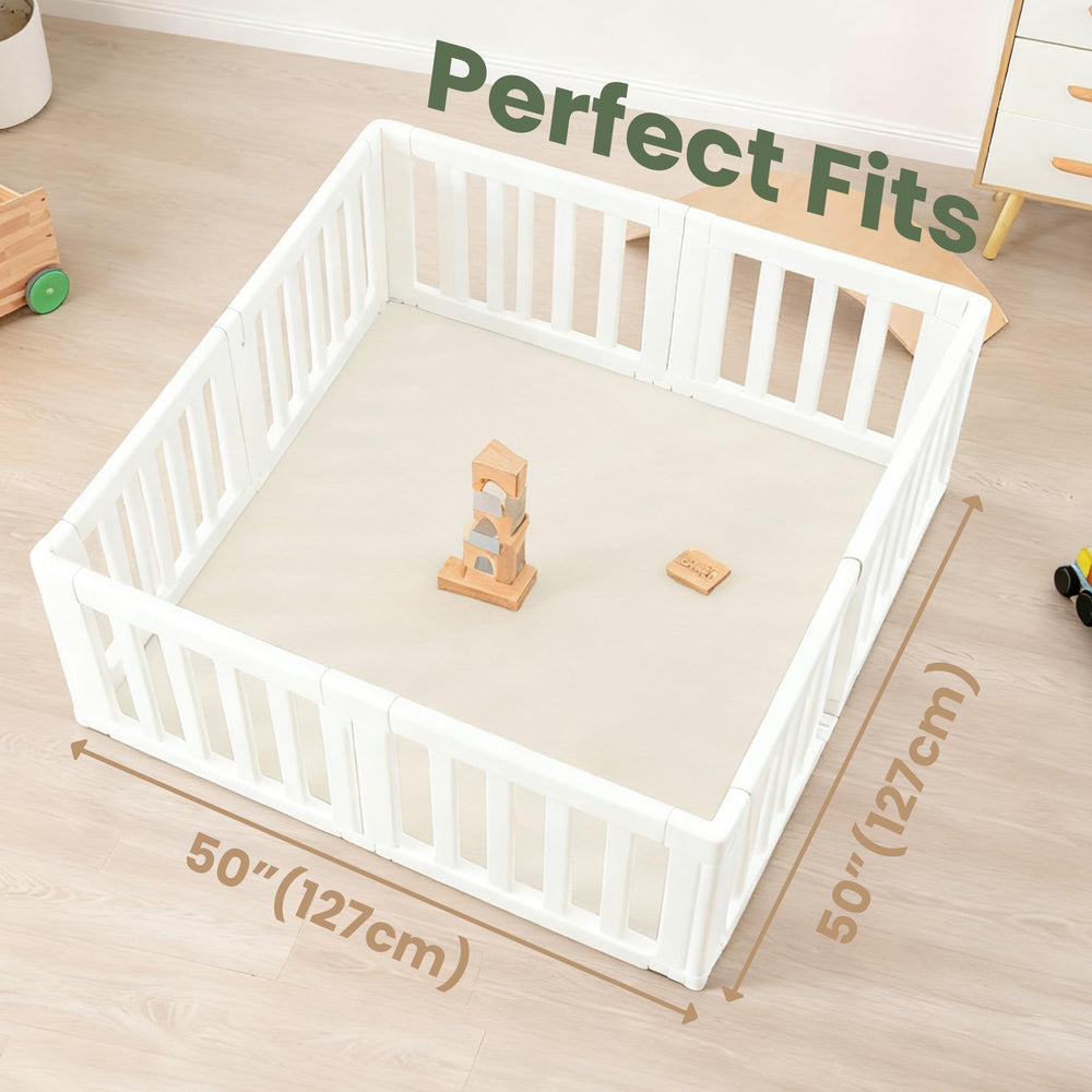 Huloo Sleep tummy-time on floor image shows comfortable support for development.