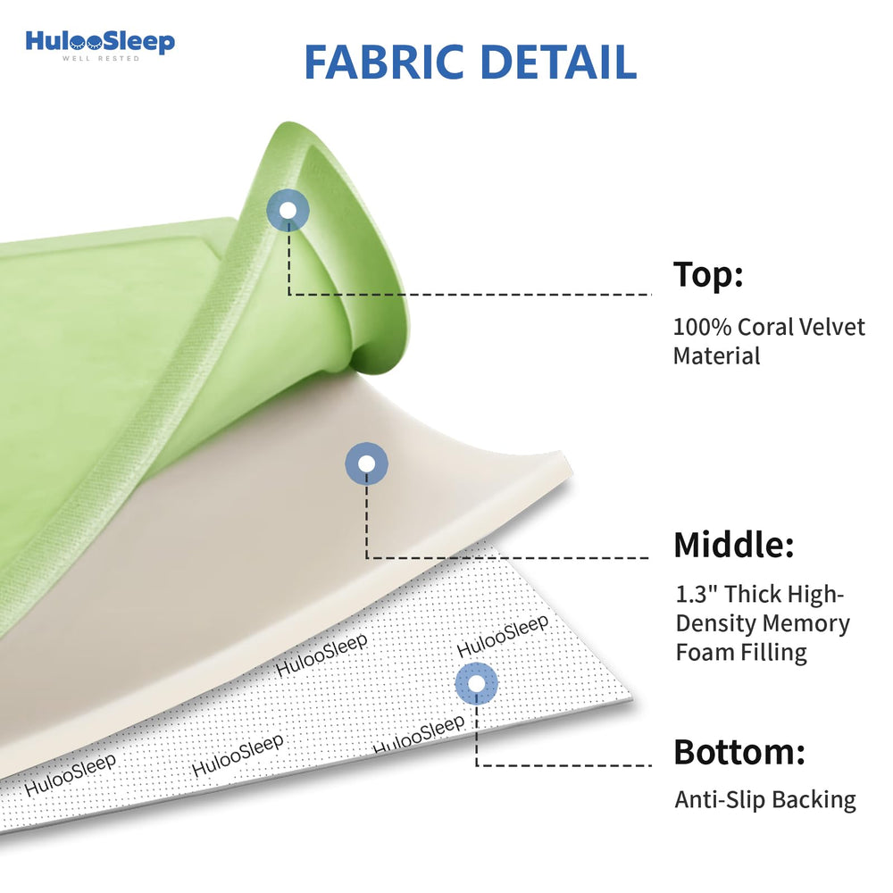 Huloo Sleep tummy-time use case with baby exploring soft surface.