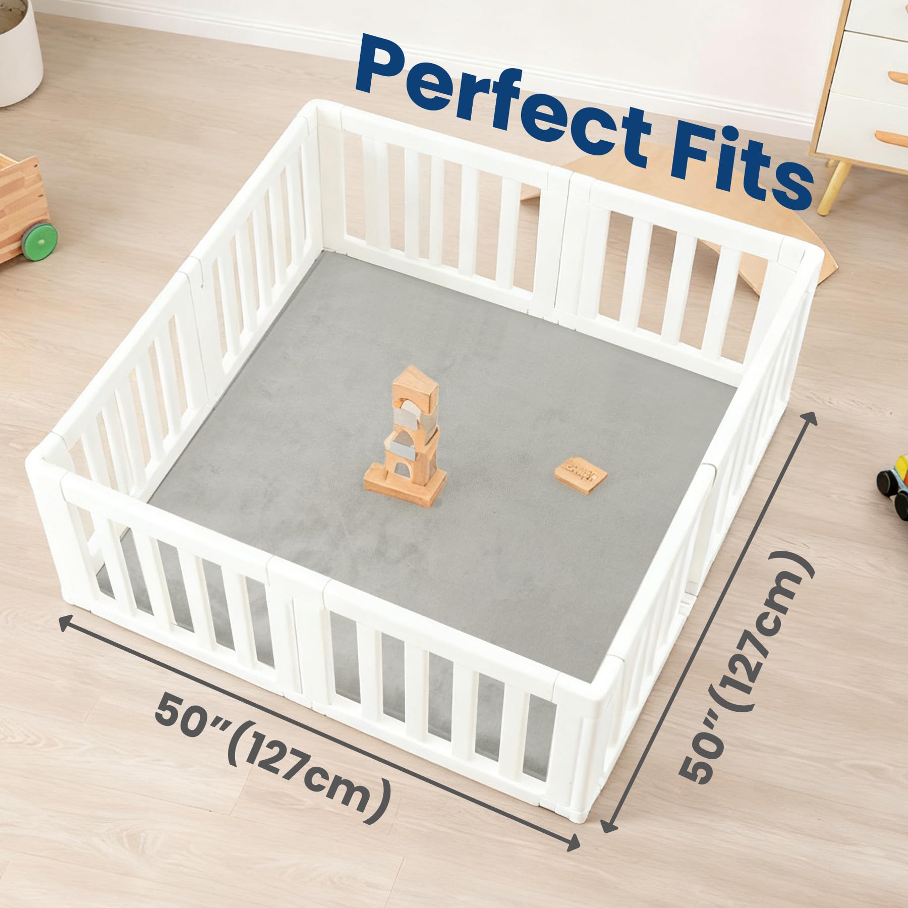 Huloo Sleep tummy-time-friendly mat supports gentle head and shoulder elevation.