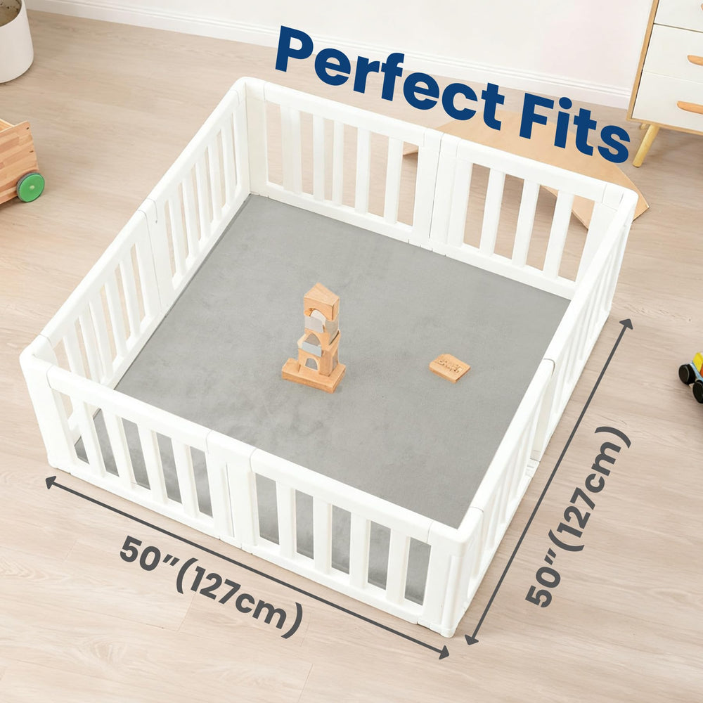 Huloo Sleep tummy-time-friendly mat supports gentle head and shoulder elevation.
