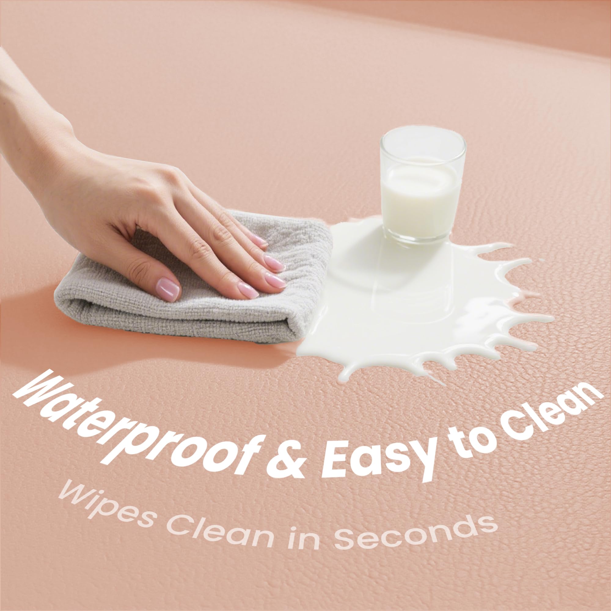 Huloo Sleep waterproof cover is easy to wipe clean after spills.