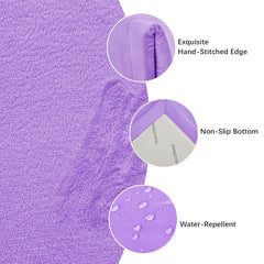 Huloo Sleep memory foam 1.3-inch mat cushions crawls with gentle rebound.