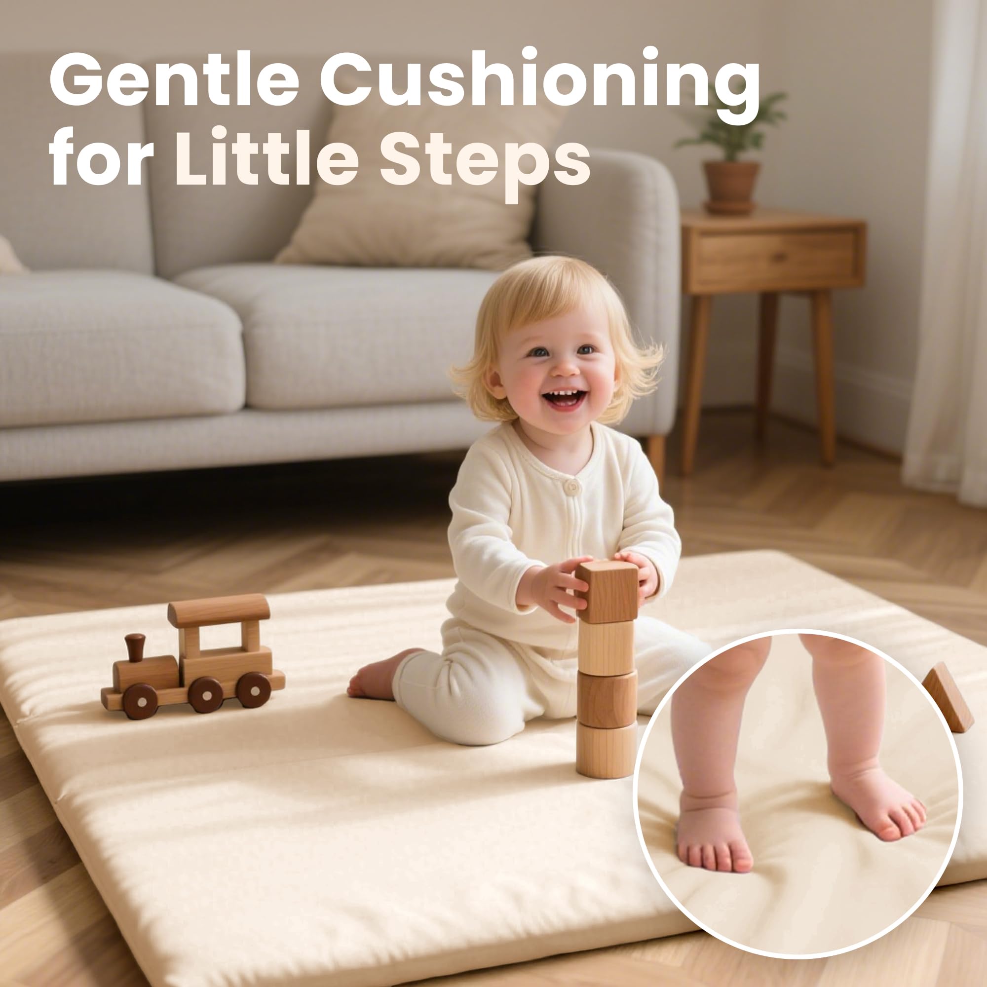 Huloo Sleep newborn-to-toddler use display emphasizes growth stages