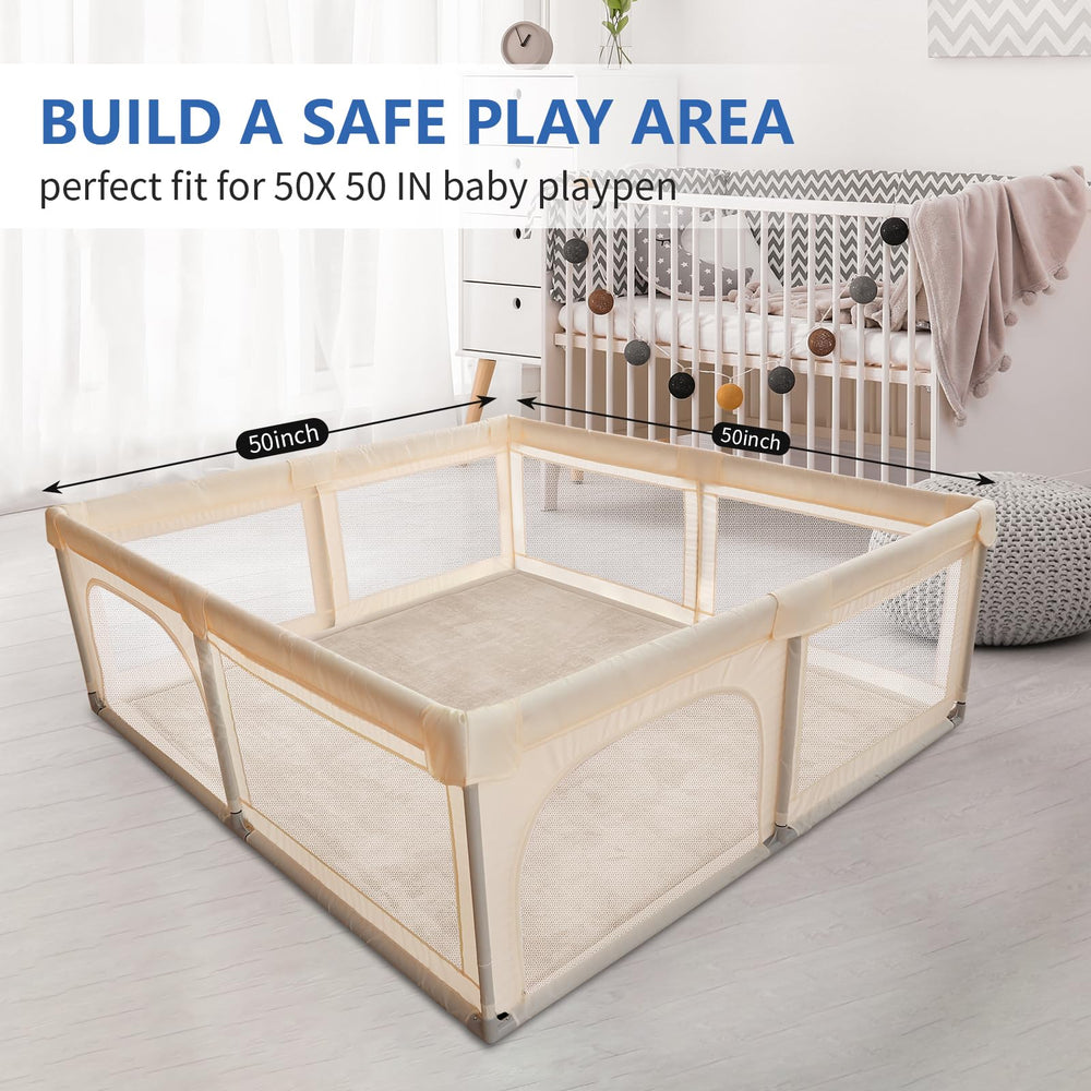 Huloo Sleep non-slip backing keeps the mat in place on hardwood