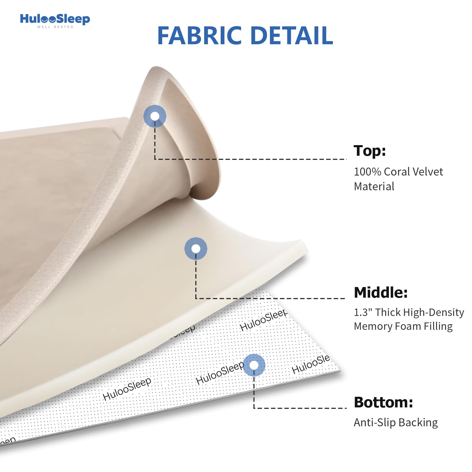 Huloo Sleep Play Mat in a living space for multi use comfort
