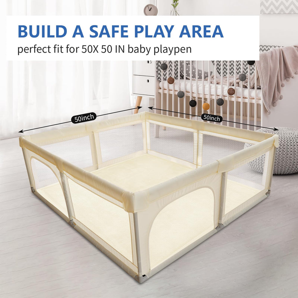 Huloo Sleep tummy-time scene shows gentle padding for early motor play.
