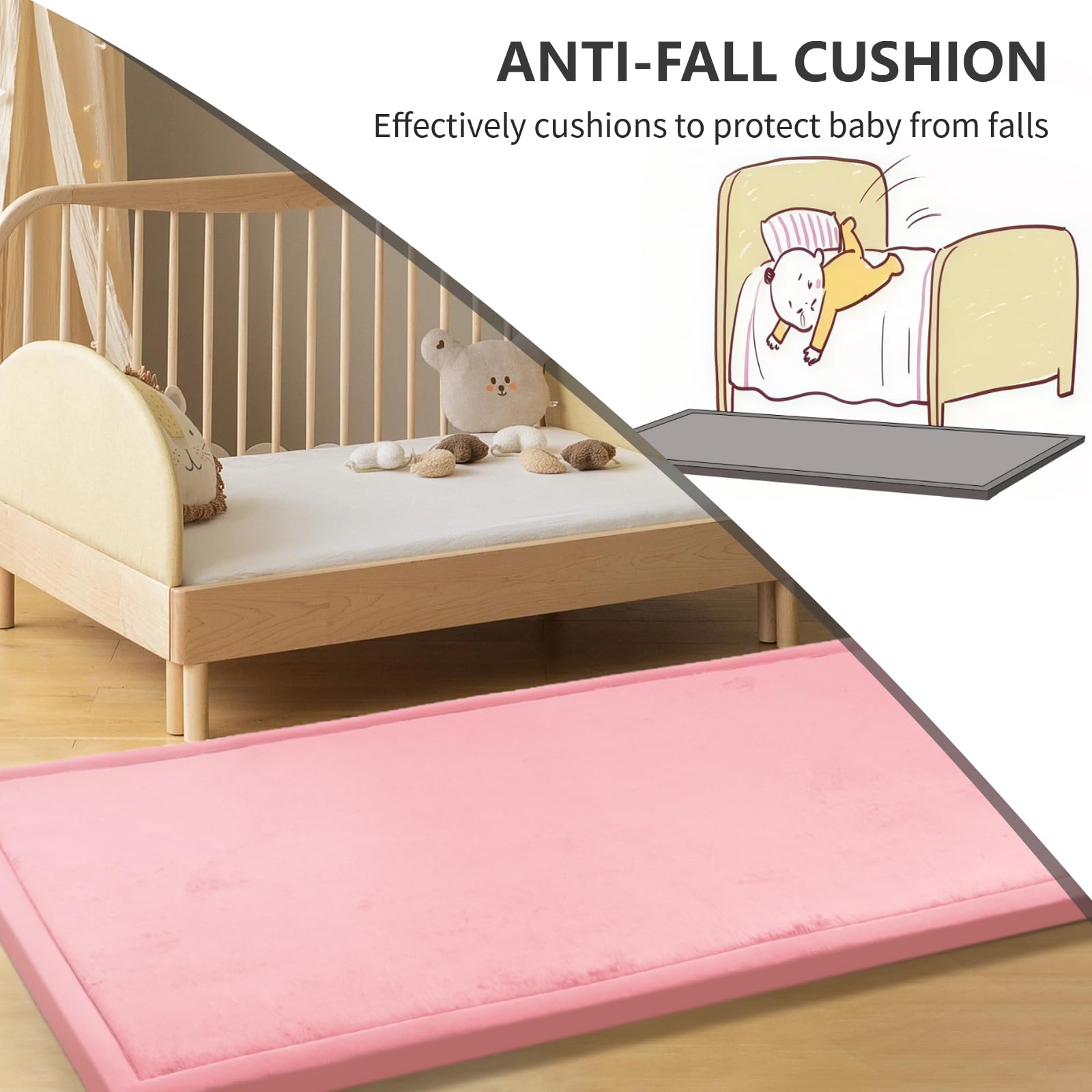 Huloo Sleep play mat water-repellent surface resists spills