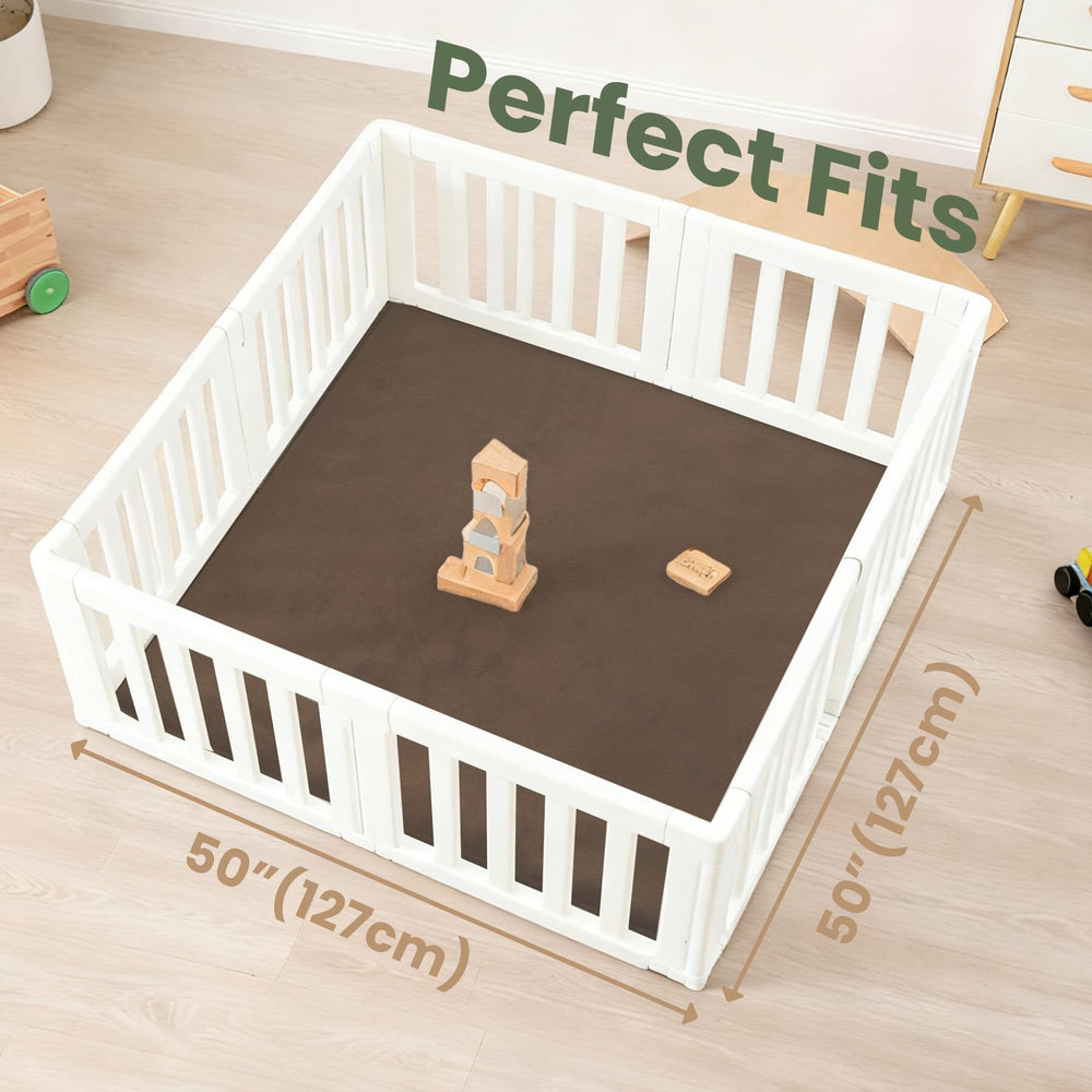 Huloo Sleep play mat water-repellent coral velvet ready for quick spill cleanup.