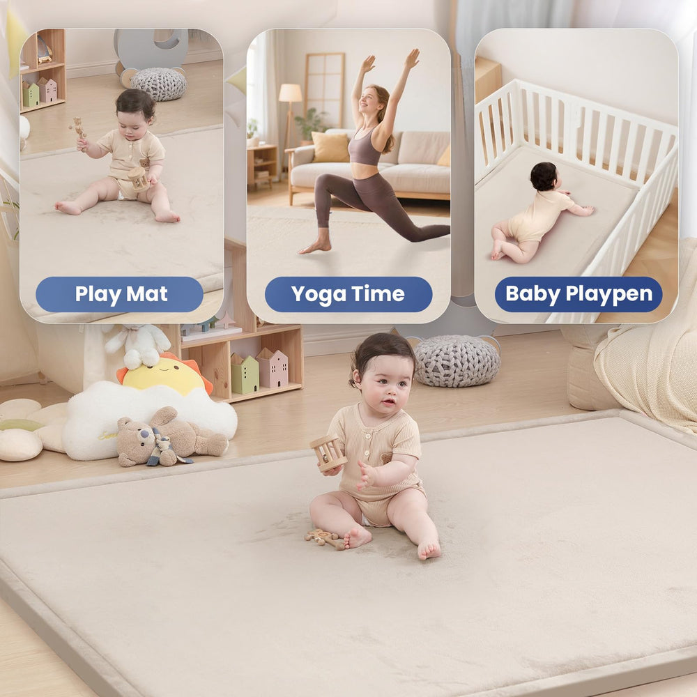 Huloo Sleep tatami-style rug showcases versatile room decor.