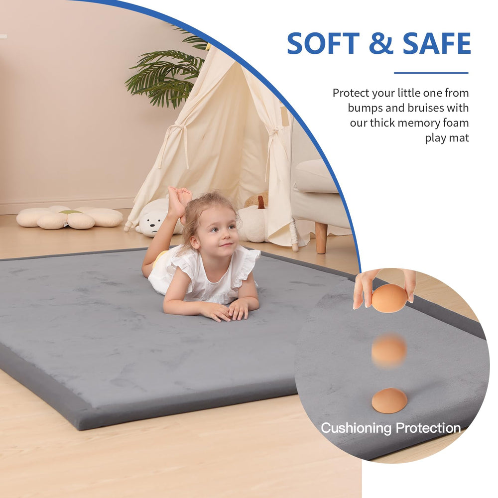 Huloo Sleep tatami-style rug doubles as yoga surface.